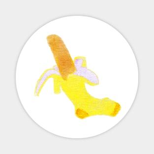 banana socks Magnet